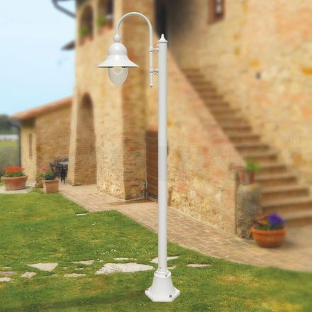 Lampione da Esterno Stile Vintage in Alluminio Made in Italy - Cassandra Viadurini