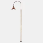 Lampione da Giardino con Arco Alto o Basso Ottone e Rame - Bordo by Il Fanale Viadurini