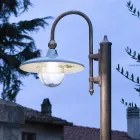 Lampione da Giardino in Alluminio a 1 o 2 o 3 Luci Design - Campobasso Viadurini