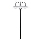 Lampione da Giardino in Alluminio a 1 o 2 o 3 Luci Design - Campobasso Viadurini