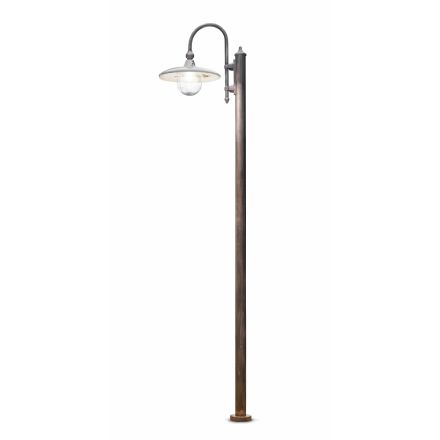 Lampione da Giardino in Alluminio a 1 o 2 o 3 Luci Design - Campobasso Viadurini