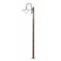 Lampione da Giardino in Alluminio a 1 o 2 o 3 Luci Design - Campobasso
