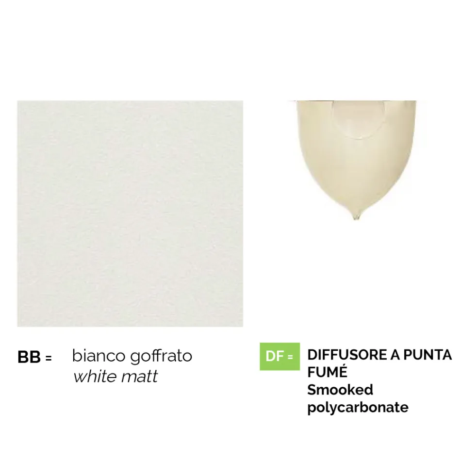 Lampione da giardino in alluminio bianco con 1 luce prodotto in Italia, Anusca Viadurini