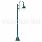 Lampione da giardino in alluminio pressofuso made in Italy, Anusca Viadurini
