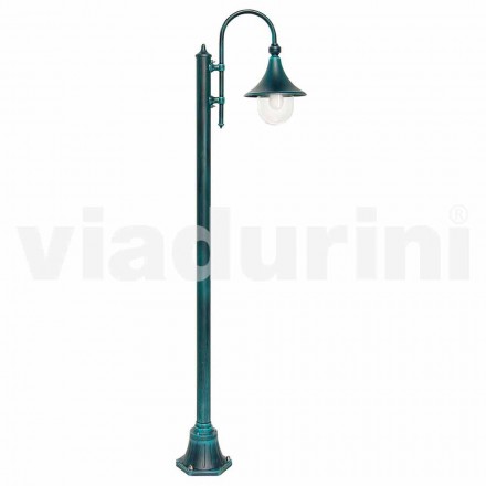 Lampione da giardino in alluminio pressofuso made in Italy, Anusca Viadurini