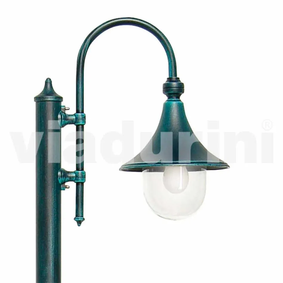 Lampione da giardino in alluminio pressofuso made in Italy, Anusca Viadurini