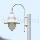 Lampione Giardino Stile Vintage in Alluminio Made in Italy - Cassandra Viadurini