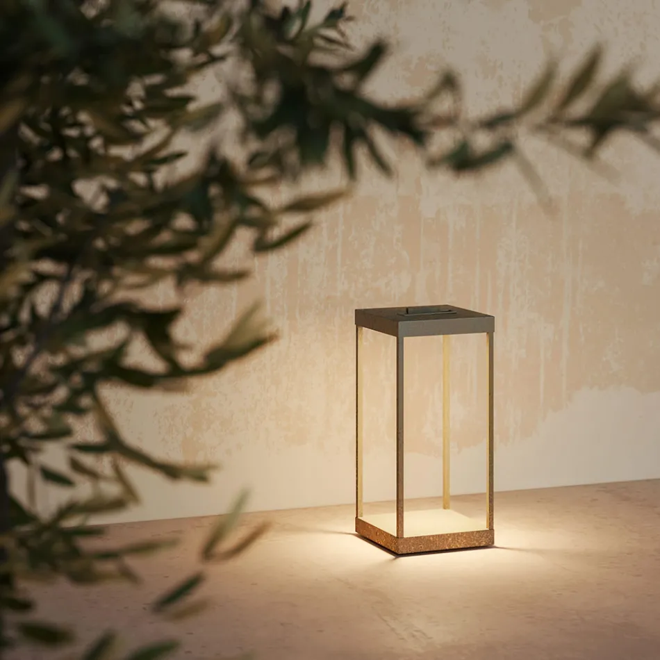 Lanterna da Esterno Realizzata in Ottone Made in Italy - Soleggiato Viadurini