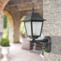 Lanterna da Muro in Alluminio Pressofuso e Diffusore in Vetro - Scintilla