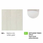 Lanterna da parete da esterno in alluminio bianco made in Italy,Anusca Viadurini