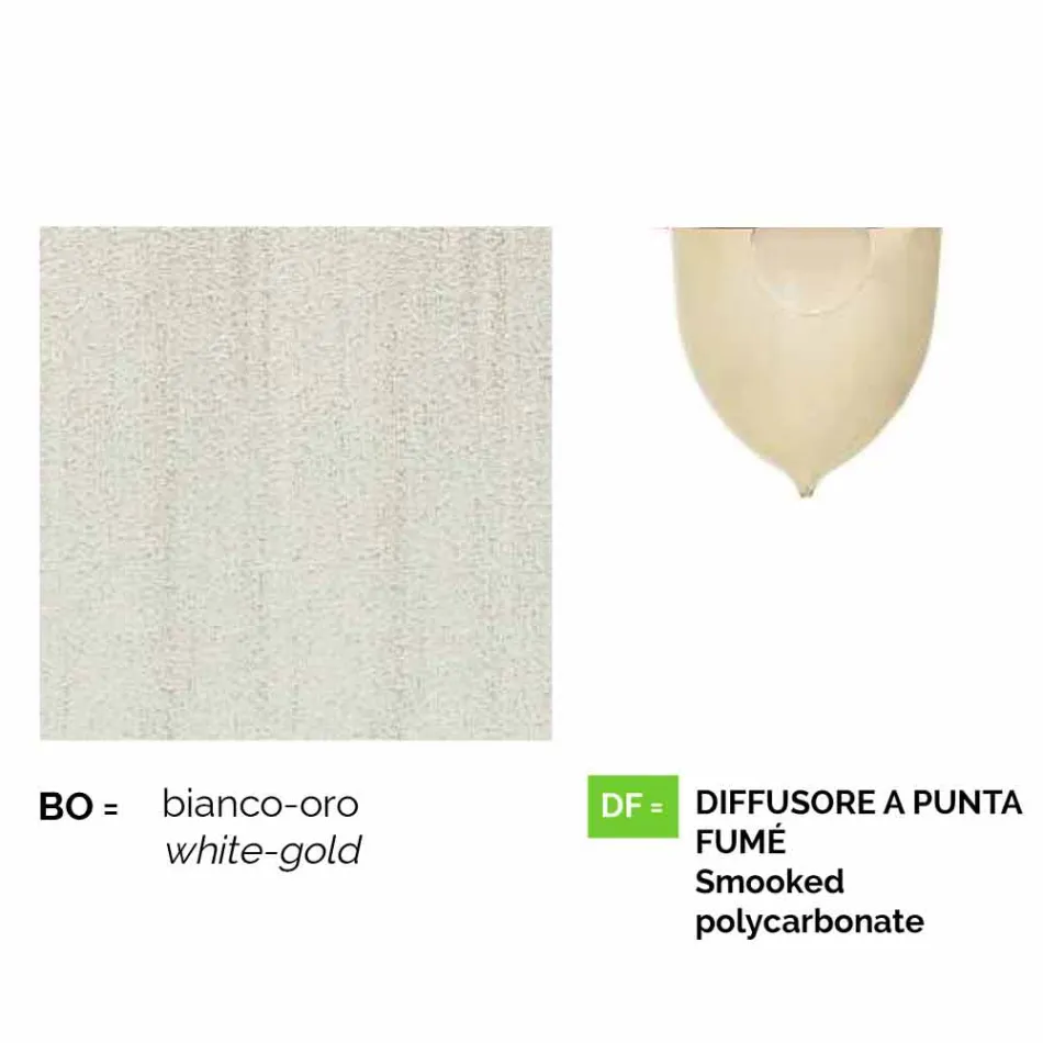 Lanterna da parete da esterno in alluminio bianco made in Italy,Anusca Viadurini