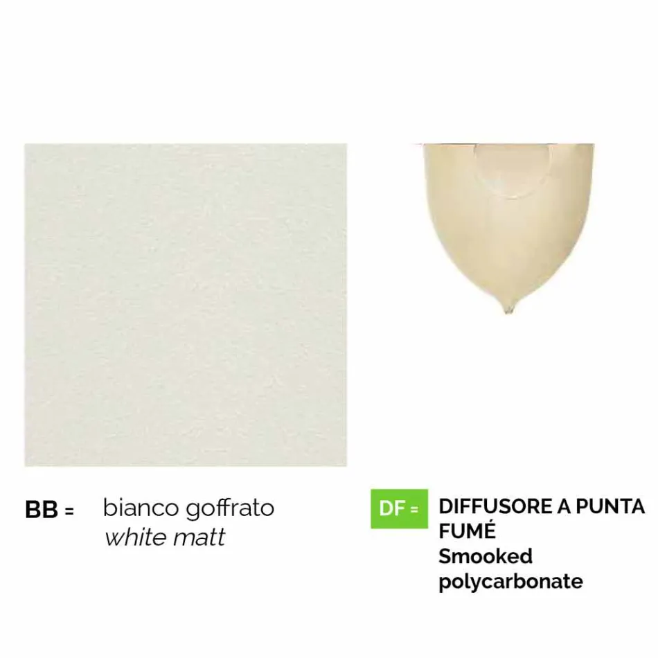 Lanterna da parete da esterno in alluminio bianco made in Italy,Anusca Viadurini