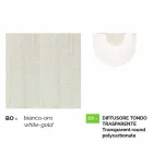 Lanterna da parete da esterno in alluminio bianco made in Italy,Anusca Viadurini