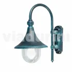 Lanterna da parete da giardino in alluminio made in Italy, Anusca Viadurini