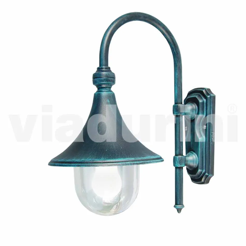 Lanterna da parete da giardino in alluminio made in Italy, Anusca Viadurini