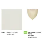 Lanterna per giardino  a parete in alluminio bianco made in Italy,Anusca Viadurini