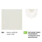 Lanterna per giardino  a parete in alluminio bianco made in Italy,Anusca Viadurini
