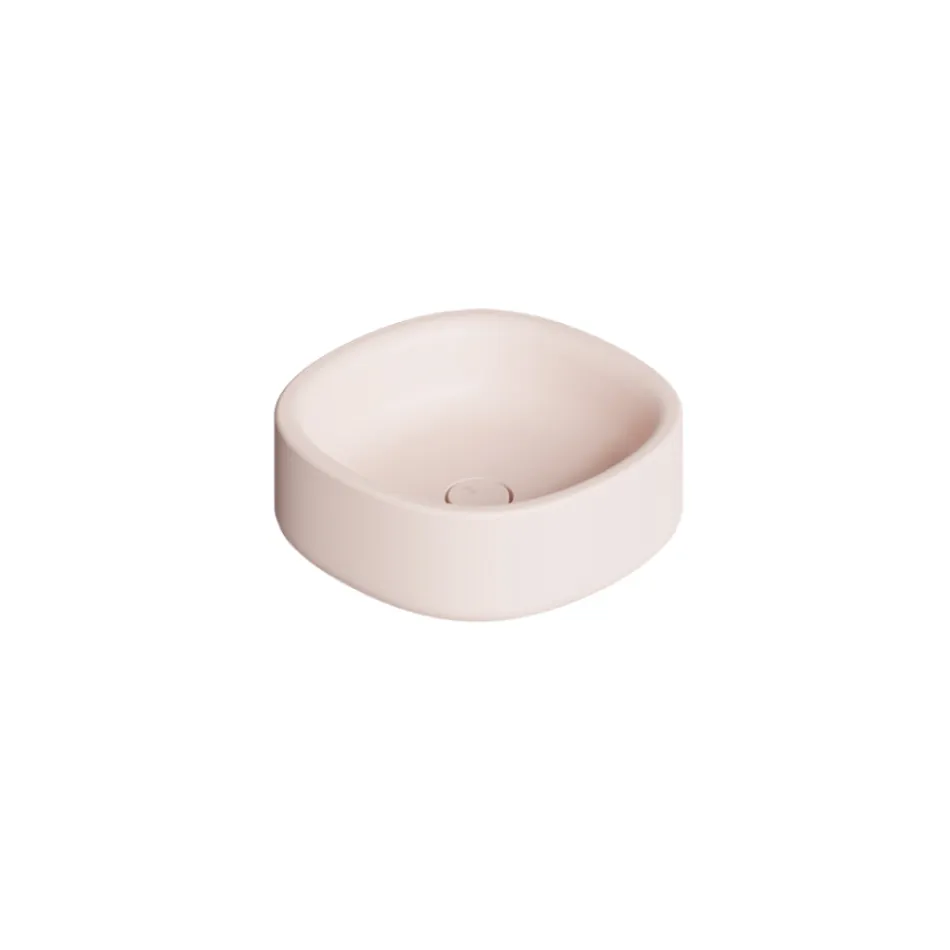 Lavabo 40x40 cm da Appoggio in Ceramica di Diversi Colori Made in Italy - Ragazza Viadurini
