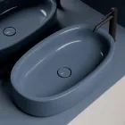Lavabo 60x35 cm da Appoggio in Ceramica di Diversi Colori Made in Italy - Ragazza Viadurini