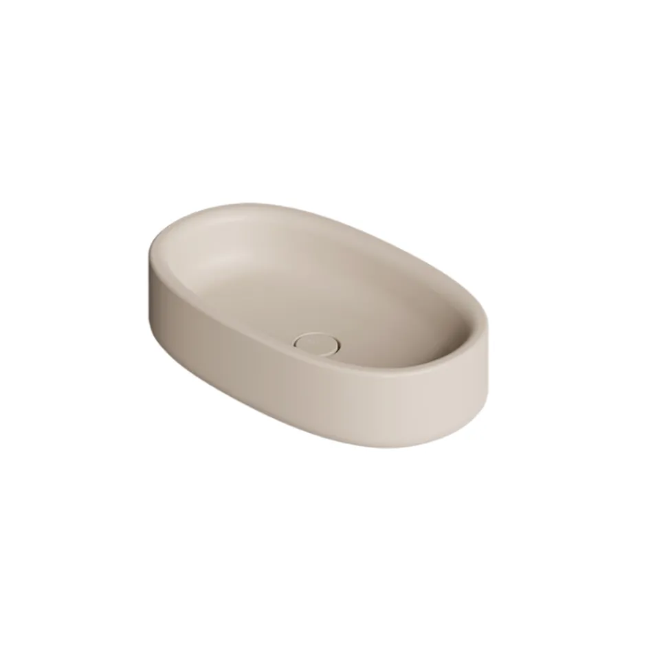 Lavabo 60x35 cm da Appoggio in Ceramica di Diversi Colori Made in Italy - Ragazza Viadurini