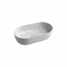 Lavabo 70x35cm da appoggio in ceramica made Italy Star, design moderno Viadurini