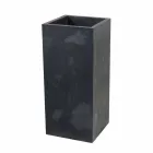 Lavabo a Colonna in Pietra Naturale Nero Balik Viadurini