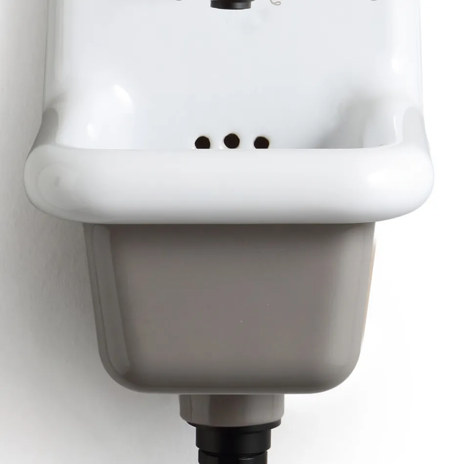 Lavabo a Sospensione in Ceramica a Fantasia Design Moderno 26 cm - Jordan Viadurini