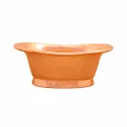 Lavabo appoggio design in rame fatto a mano Cala Viadurini