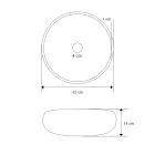 Lavabo Appoggio Realizzato in Argilla Refrattaria Made in Italy - Diego  Viadurini