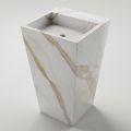 Lavabo Bagno a Colonna in Gres Porcellanato Realizzato in Italia - Baia
