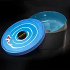 Lavabo Bagno da Appoggio Blu Realizzato in Argilla Refrattaria - Tatiana  Viadurini