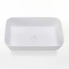 Lavabo Bagno da Appoggio Rettangolare in Resina Opaca Made in Italy – Cavan Viadurini