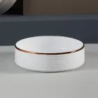 Lavabo Bagno in Grès Porcellanato Tornito a Mano Made in italy - Freccette Viadurini