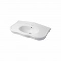 Lavabo con Gambe o Senza in Ceramica L 110cm, di Design Avise
