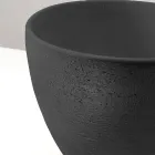 Lavabo Conico da Appoggio in Terra Refrattaria Tornita a Mano - Orbite Viadurini