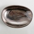 Lavabo da appoggio di design ceramica silver made in Italy Glossy