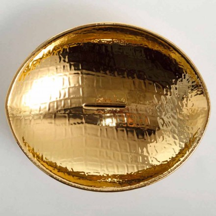 Lavabo da appoggio di design in ceramica gold made in Italy Animals Viadurini