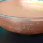 Lavabo da Appoggio di Design in Resina Traspaente e Rame - Salvatore Viadurini