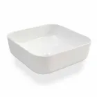 Lavabo da Appoggio di Design Moderno in Ceramica Bianca Made in Italy – Turku Viadurini