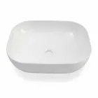 Lavabo da Appoggio di Design Moderno in Ceramica Bianca Made in Italy – Turku Viadurini