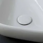 Lavabo da appoggio di design moderno in ceramica made in Italy Sofia Viadurini
