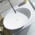 Lavabo da appoggio ovale prodotto in Italia, Frascati