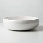 Lavabo da Appoggio in Argilla Raku e Lustro Metallico Craquele’ - Prisma Viadurini