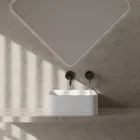 Lavabo da Appoggio in Ceramica con Piletta Compresa Made in Italy - Scatola Viadurini
