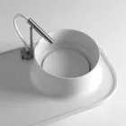 Lavabo da appoggio in ceramica dal design moderno Marta Viadurini