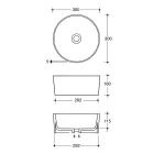 Lavabo da Appoggio in Ceramica di Diverse Finiture Made in Italy - Palline Viadurini