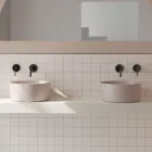 Lavabo da Appoggio in Ceramica di Diverse Finiture Made in Italy - Palline Viadurini