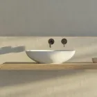 Lavabo da Appoggio in Ceramica Lucida o Opaca Made in Italy - Ferry Viadurini