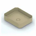 Lavabo da appoggio in ceramica moderno prodotto in Italia, Zulimo Viadurini