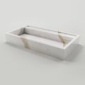 Lavabo da Appoggio in Gres Porcellanato Effetto Marmo Made in Italy - Cervia